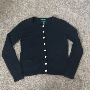 Ralph Lauren Black Cardigan